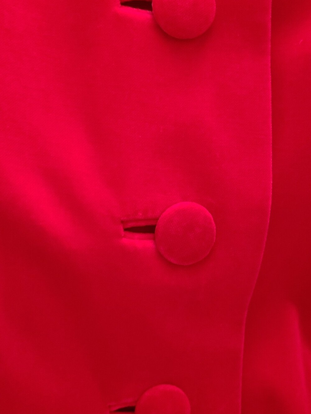 SURREY CLASSICS Classic Women's Red Button-Front Coat - Picture 4 of 7